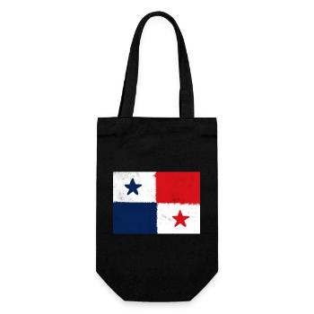 Flag of Panama - Gift Bag for Bottles - black - Front