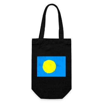 Drapeau des Palaos - Sac à bouteille - noir - Devant
