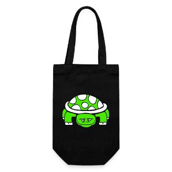 Turtle Cute Cute Funny Turtle Shell - Gift Bag for Bottles - black - Front