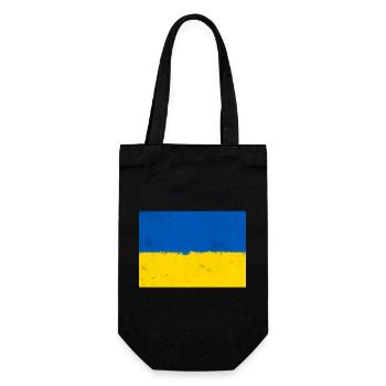 Drapeau de l’Ukraine - Sac à bouteille - noir - Devant