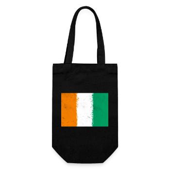 Drapeau de la Côte d’Ivoire - Sac à bouteille - noir - Devant
