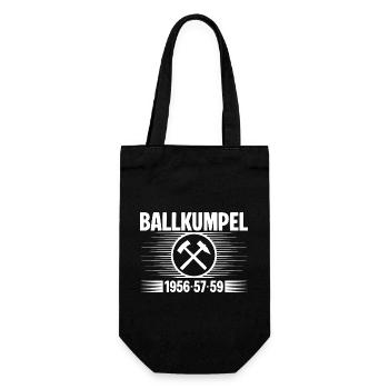 Erzgebirge Ballkumpel - Geschenkbeutel für Flaschen - Schwarz - Vorne