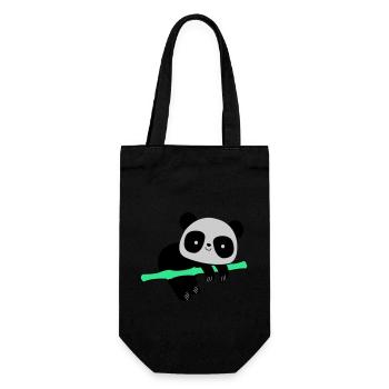Panda - Sac à bouteille - noir - Devant