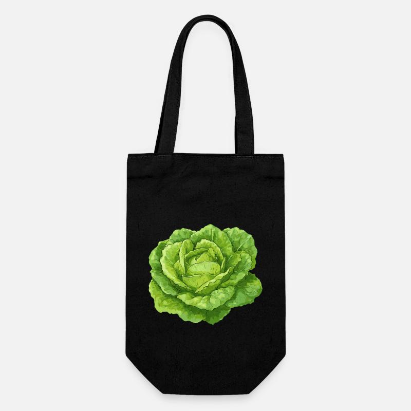 Salat - Geschenkbeutel für Flaschen - Schwarz