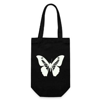 papillon - Sac à bouteille - noir - Devant