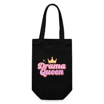 Drama Queen - Geschenkbeutel für Flaschen - Schwarz - Vorne