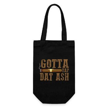 Gotta Tap Dat Dash Zigarrendesign - Geschenkbeutel für Flaschen - Schwarz - Vorne