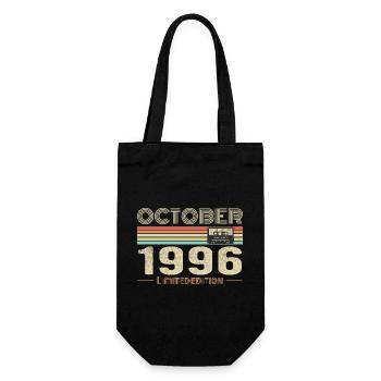 Birthday october 1996 - Gift Bag for Bottles - black - Front