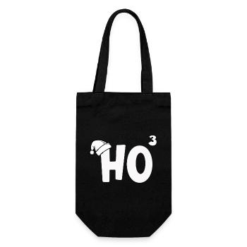 HO³ Christmas Formula - Geschenkbeutel für Flaschen - Schwarz - Vorne
