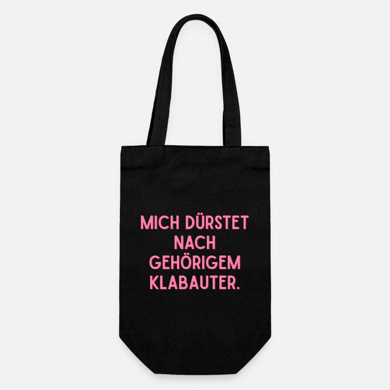 J’ai soif d’un bon Klabauter. - Sac à bouteille - noir
