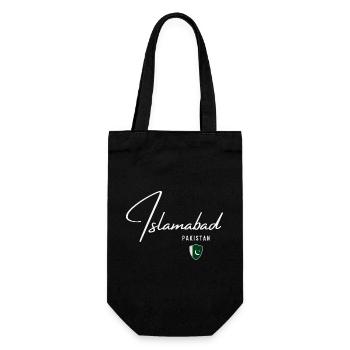 Islamabad Pakistan, Pakistani pride - Gift Bag for Bottles - black - Front