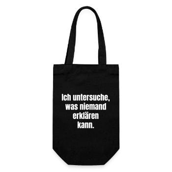 I'm looking for what no one can explain - Gift Bag for Bottles - black - Front