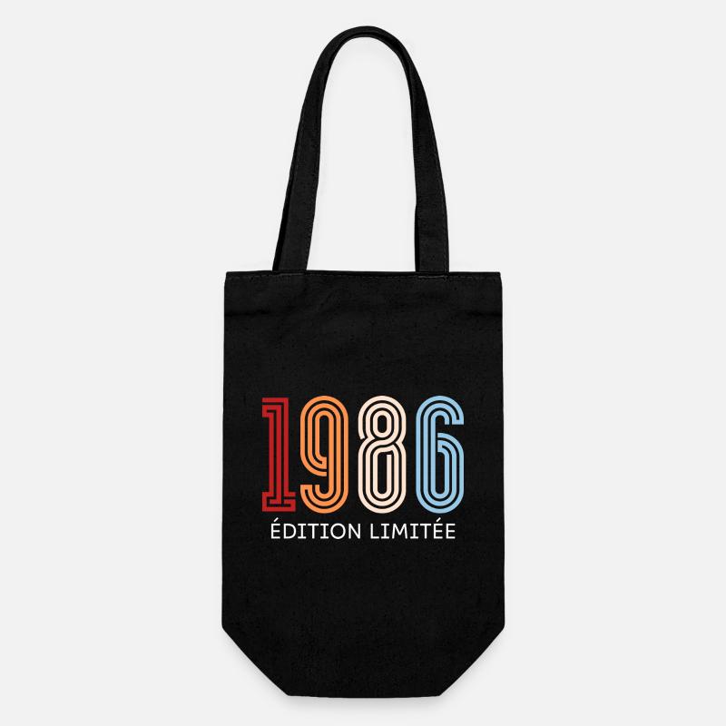 1986 édition limitée vintage - Sac à bouteille - noir
