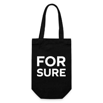 For sure - Sac à bouteille - noir - Devant