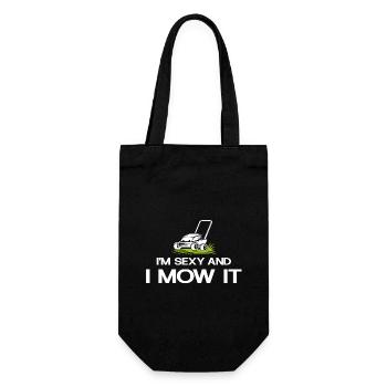 Diction sexy de tonte de pelouse - Sac à bouteille - noir - Devant