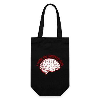 Je crois que tu as laissé tomber ton humour sarcastique, c’est le cerveau - Sac à bouteille - noir - Devant