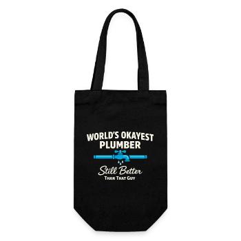 Pfeifenflüsterer, Klempnerhandwerk, Humor-geschenk - Geschenkbeutel für Flaschen - Schwarz - Vorne