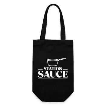 Saucier Sauce Station Brigade Chef Culinary Statio - Geschenkbeutel für Flaschen - Schwarz - Vorne