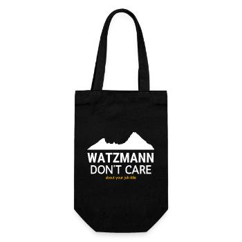 Titre de poste Watzmann Don’t Trust - Sac à bouteille - noir - Devant