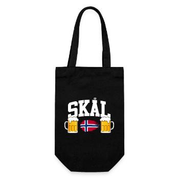 Vacances en Norvège dans les fjords de Norge Voyage en Scandinavie - Sac à bouteille - noir - Devant