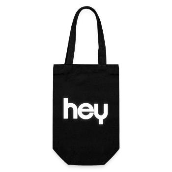 HEY Cloudline Abstract Banner - Gift Bag for Bottles - black - Front