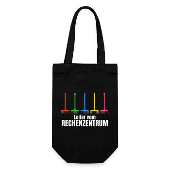 Programmierer Softwareentwickler Coder Sprüche - Geschenkbeutel für Flaschen - Schwarz - Vorne