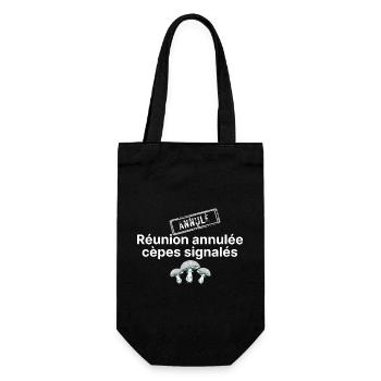 réunion annulée cèpes signalés - Sac à bouteille - noir - Devant