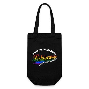 Lesbienne chanceuse - Sac à bouteille - noir - Devant