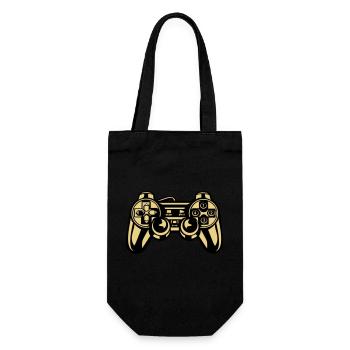 Gaming - Geschenkbeutel für Flaschen - Schwarz - Vorne