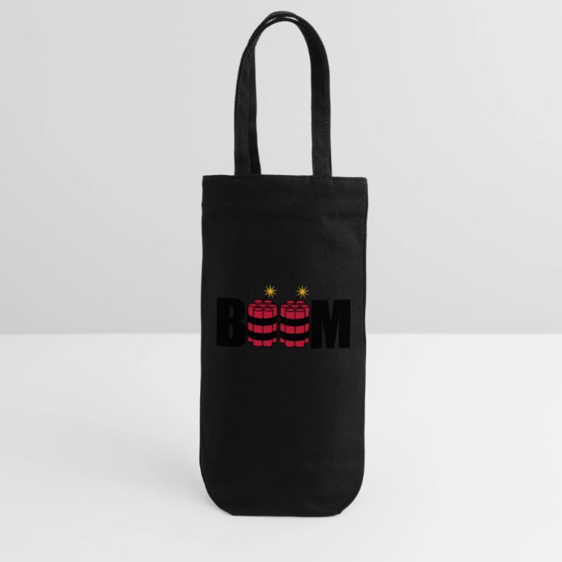 boom lit tnt dynamite explode explosion Gift Bag for Bottles