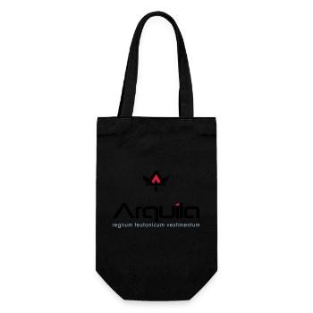 Arquila Adler - Geschenkbeutel für Flaschen - Schwarz - Vorne
