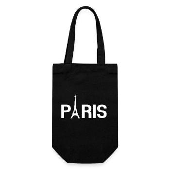 Paris - Gift Bag for Bottles - black - Front