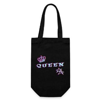 Queen - Geschenkbeutel für Flaschen - Schwarz - Vorne