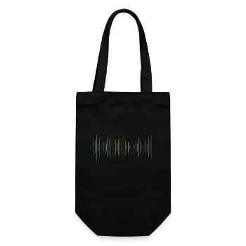 Cadeau Techno Rave Love Musique Festivals Trance - Sac à bouteille - noir - Devant
