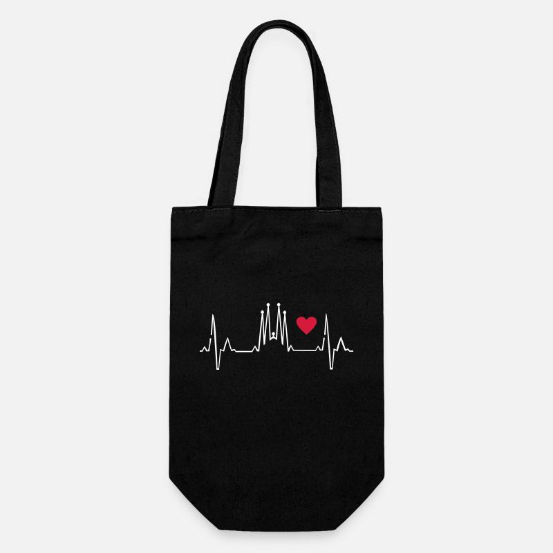 Barcelona - Gift Bag for Bottles - black