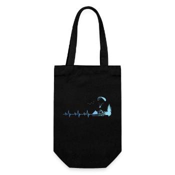 Paragliding - Paraglider - Gift Bag for Bottles - black - Front