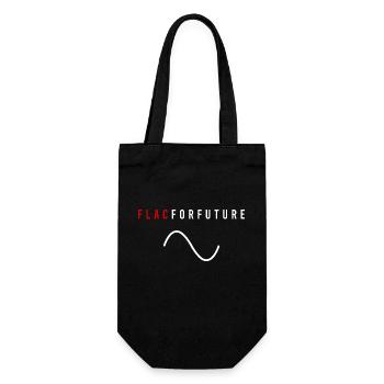 FLAC for Future Audiophil - Geschenkbeutel für Flaschen - Schwarz - Vorne