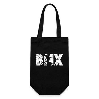 BMX - Geschenkbeutel für Flaschen - Schwarz - Vorne