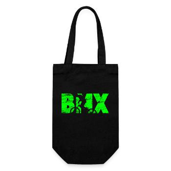 BMX - Geschenkbeutel für Flaschen - Schwarz - Vorne