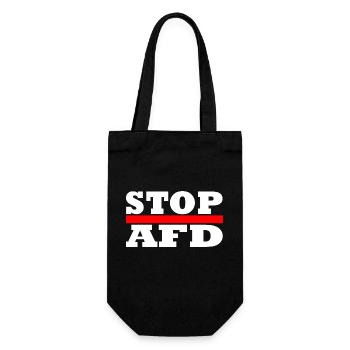 Stop Afd - Gift Bag for Bottles - black - Front