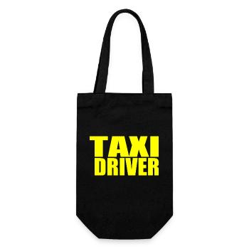 Taxifahrer - Geschenkbeutel für Flaschen - Schwarz - Vorne
