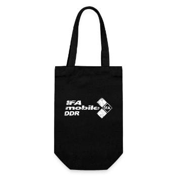 IFA mobile DDR - Vintage Retro Klassik Logo - Geschenkbeutel für Flaschen - Schwarz - Vorne