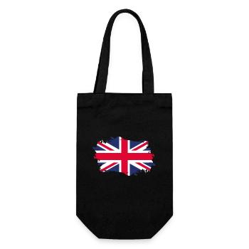 England Flag Patriot Gift Home State Jack - Gift Bag for Bottles - black - Front