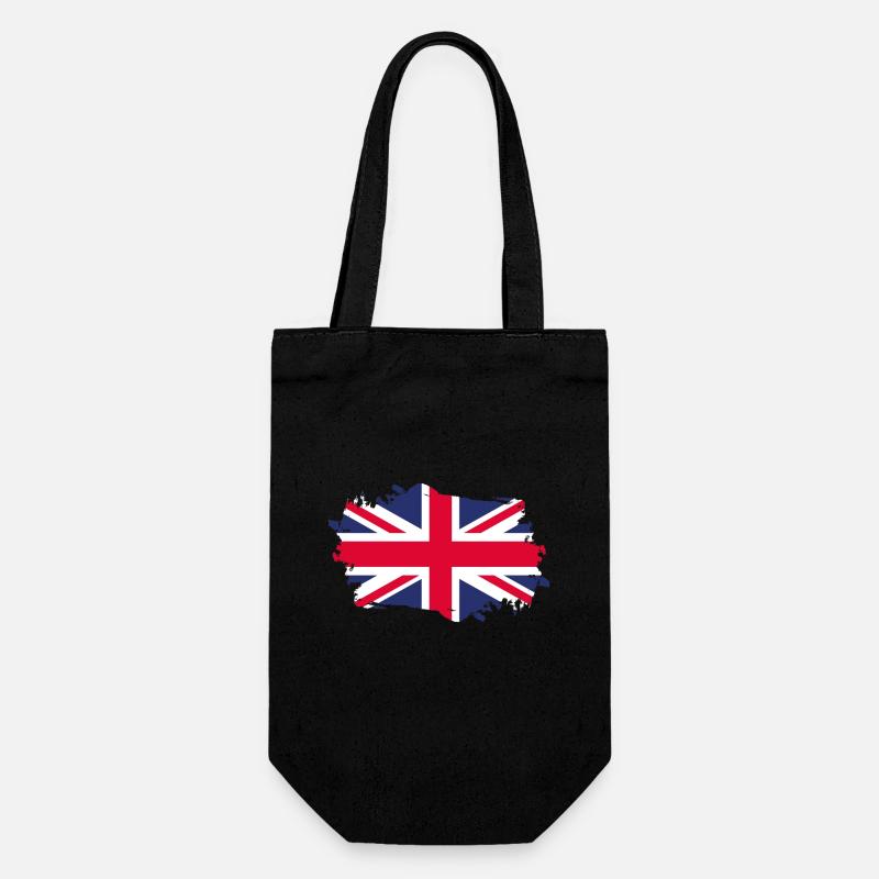 Drapeau de l'Angleterre Patriot Gift Home State Jack - Sac à bouteille - noir