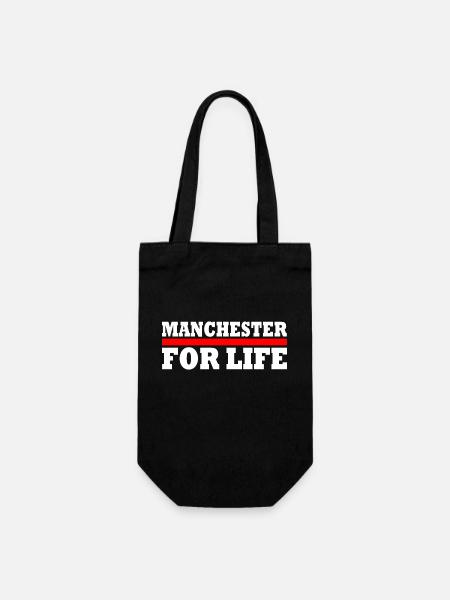 MANCHESTER - Gift Bag for Bottles - black