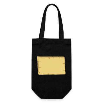 Cadre de conception de panneau en bois - Sac à bouteille - noir - Devant