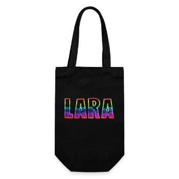lara rs arc-en-ciel - Sac à bouteille - noir - Devant