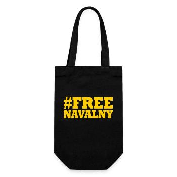 free Navalny - Gift Bag for Bottles - black - Front