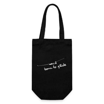 duodiscus glider glider glider glider - Gift Bag for Bottles - black - Front