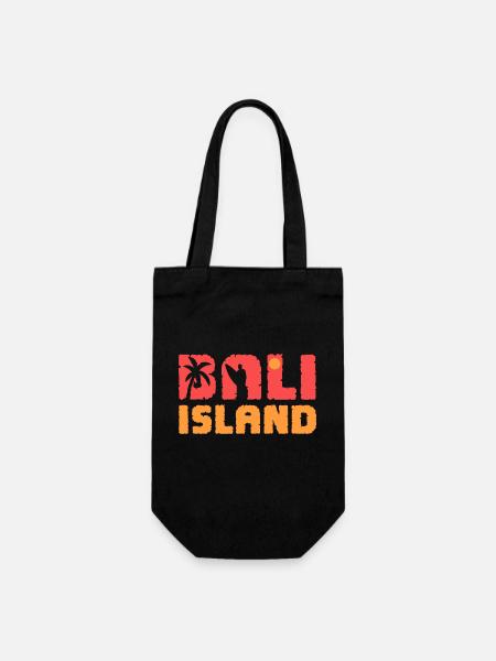 Surf de surf de surf surfergirl Bali Surf surf - Sac à bouteille - noir